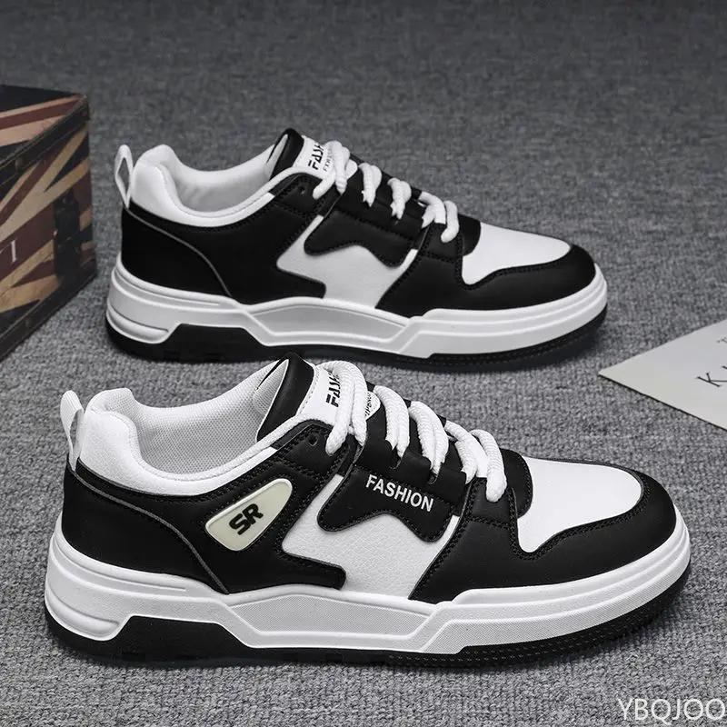 

2026spring Shoes for Men Waterproof Sports Leisure Shoes Low Top Flat Bottom Versatile Breathable Simple Comfortable Men s Shoes 39 чёрный