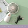 Compact USB Rechargeable LED Handheld Fan - Portable Electric Gift Fan