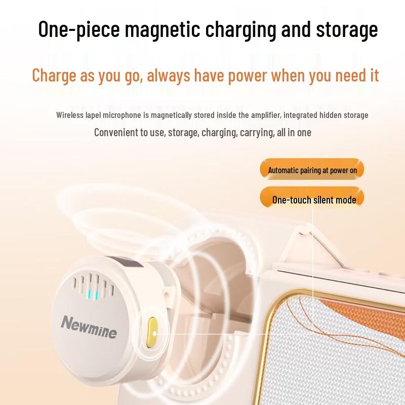 Newmine Wireless Lapel Portable Amplifier Speaker (CN version)