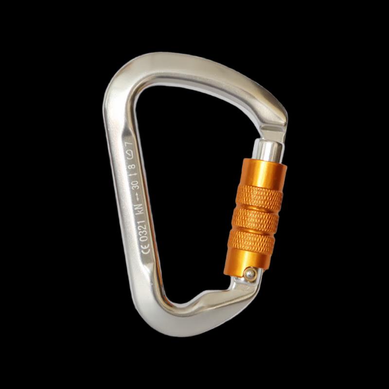 30KN O-shaped Auto-locking Aluminum Alloy Carabiner