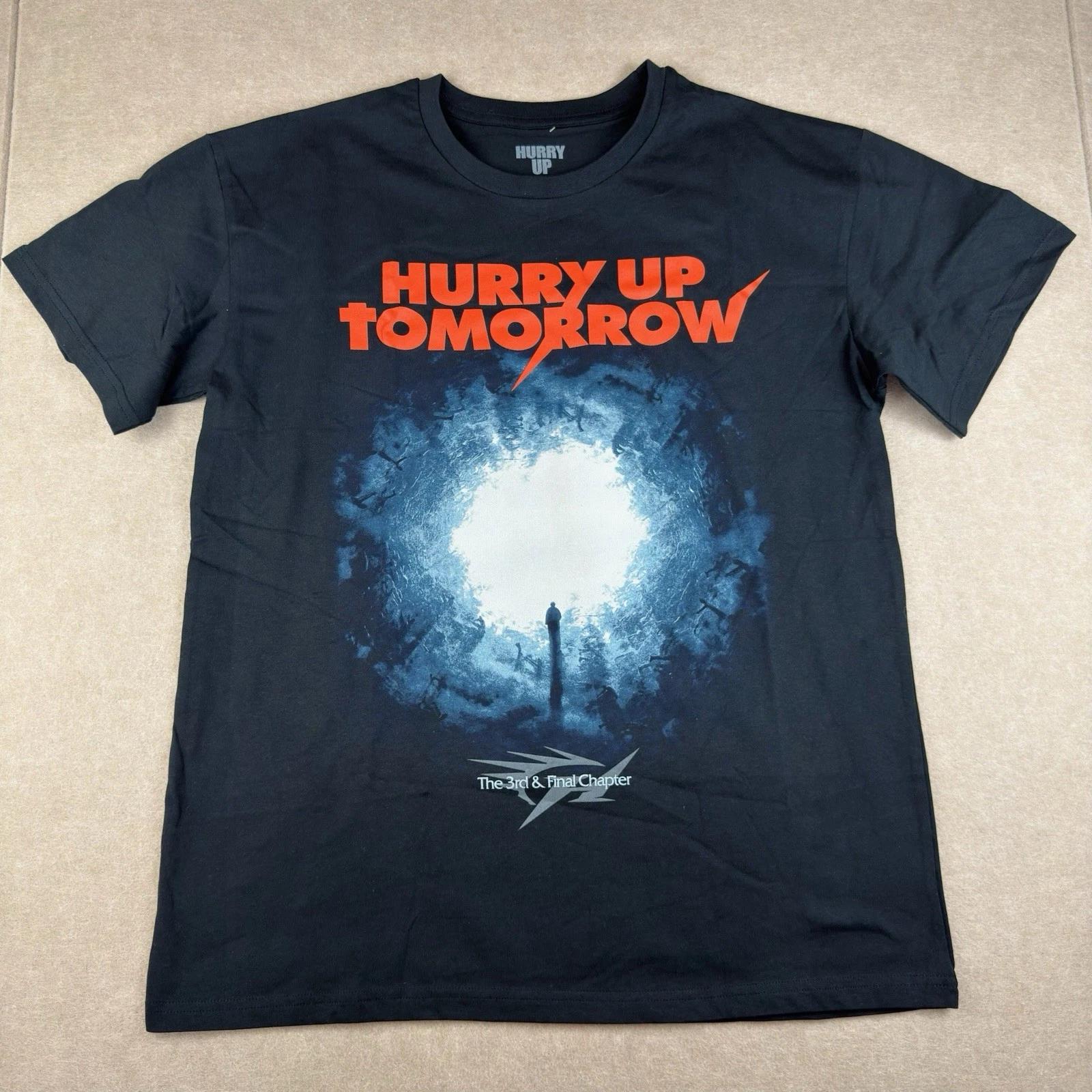 

The Weeknd Shirt Men s L Black Hurry Up Tomorrow Final Chapter Band Graphic Tee S