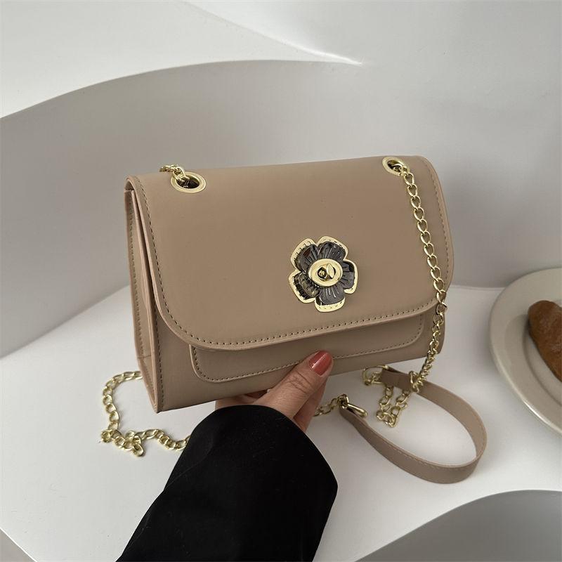 Premium Textured Bag Women's New Fashion Chain Small Square Bag Daily Commuting Versatile Shoulder Bag Messenger Bag