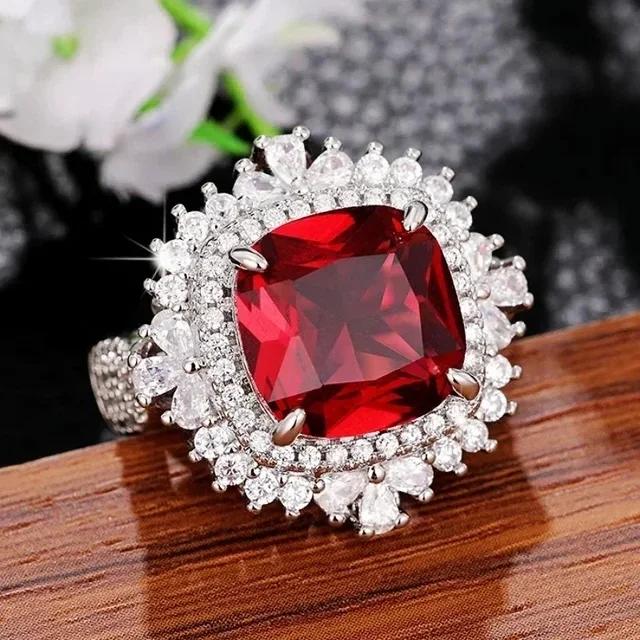 2026 New Sea Blue Cubic Zirconia Ring - Personalized Wedding Party Gorgeous Accessories of Special Interest To Women