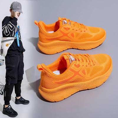 Fashion New Men's Casual Sneakers Candy Color Lightweight Breathable Men's and Women's Fitness Running Shoe Non-Slip Couple Sports Shoes