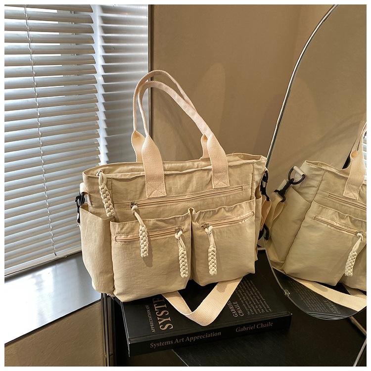 Casual Large Capacity Women's Crossbody Bags Nyl Multi-pocket Commuter Ladies Shoulder Bag Fashi Travel Female Handbag Tote