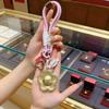 999 Pure Gold Flower Keyring Bag Charm - Perfect Gift for Best Friend or Girlfriend