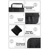 1/2/3/4/5Slots Watch Box Organizer Shockproof Hard EVA Watch Display Holder Velvet Lined Drop-resistant Watch Storage Box Travel