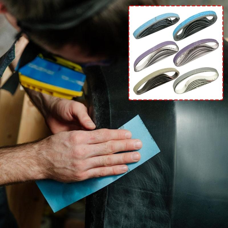 Pack Of 36 Abrasive Belts 305x13mm Cutter Sharpening Sanding Belt For Smoothing Honing And Professional Results