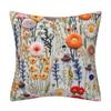 Vibrant 3D Printed Wildflower Meadow–Colorful Boho Floral Decorative Throw Pillow Cover Cotton Linen Cushion Cover