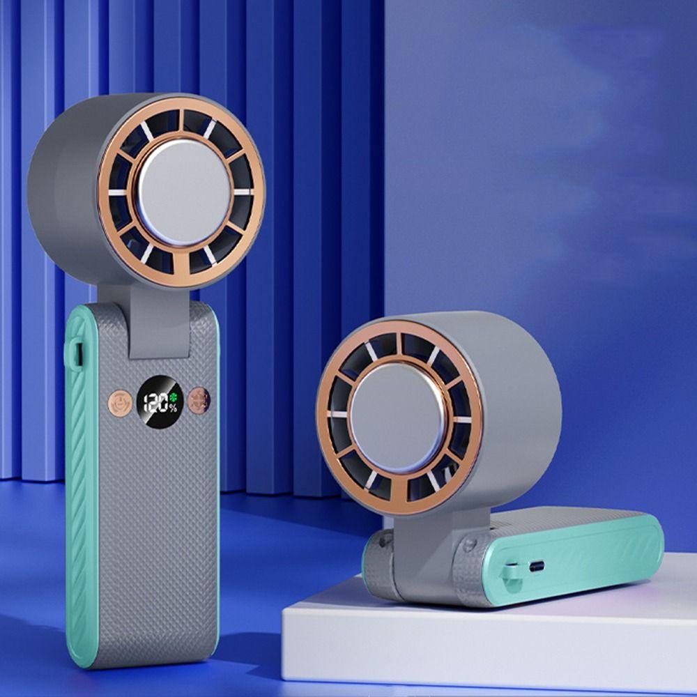 Semiconductor Refrigeration Handheld Cooling Fan Outdoor Portable Fan Outdoor Camping