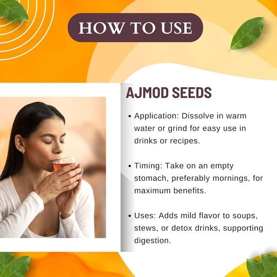 Brijbooti Ajmod 100 GR - Ajmoda - Apium Graveolens - Celery Seeds | FSSAI, GMP, ISO Certified