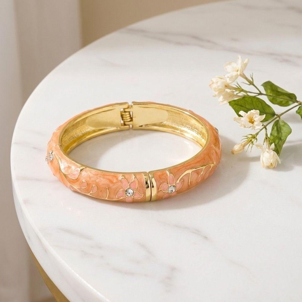 Traditional Vintage Cloisonne Bangle Colorful Women's Hand Bracelet Jewelry Gifts