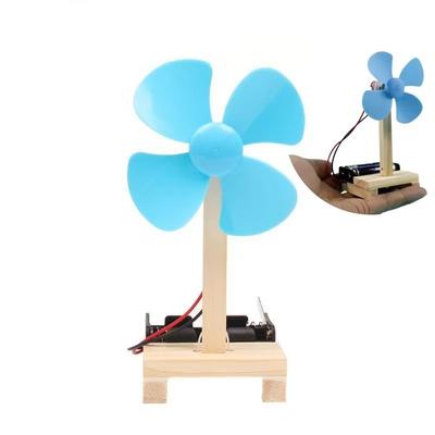 DIY Technology Small Maker Invention Physics Experiment Small Electric Fan Handmade Material Assembly Puzzle Toy Gift