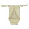Men T-Back Briefs Sexy Underwear Latex G-String Micro Thongs See-Through Low Waist Safety Panties Smooth Underpants Penis Bulge