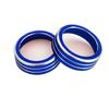 Blue Center Console Air Condition Knob Cover Trim For Honda Civic 2016-