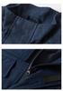 ANGN Unisex Retro Canvas Multi-Pocket Workwear Jacket, Stand-Up Collar, Loose Fit for Spring/Autumn