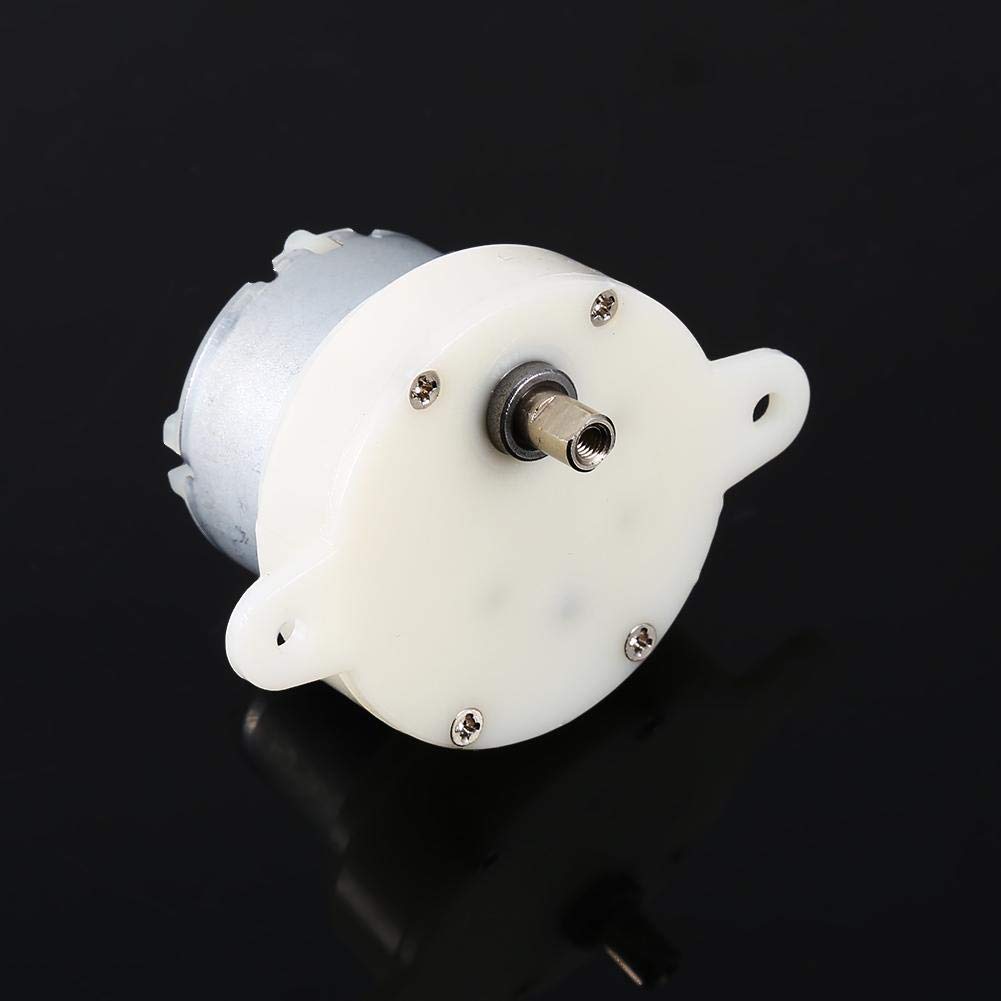 Low RPM DC Motor Slow Speed Motor High DC Motor 12V DC Electric Motor 3 RPM 4mm Shaft Micro Motor Slow Down Mute Motor, 12V Motor Slow RPM