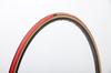 Panaracer Practice Dual TG Tubular Tire [700 X 22.5] LP-30PTDTG-P-R-RV42 Black with Red Lines/Skin