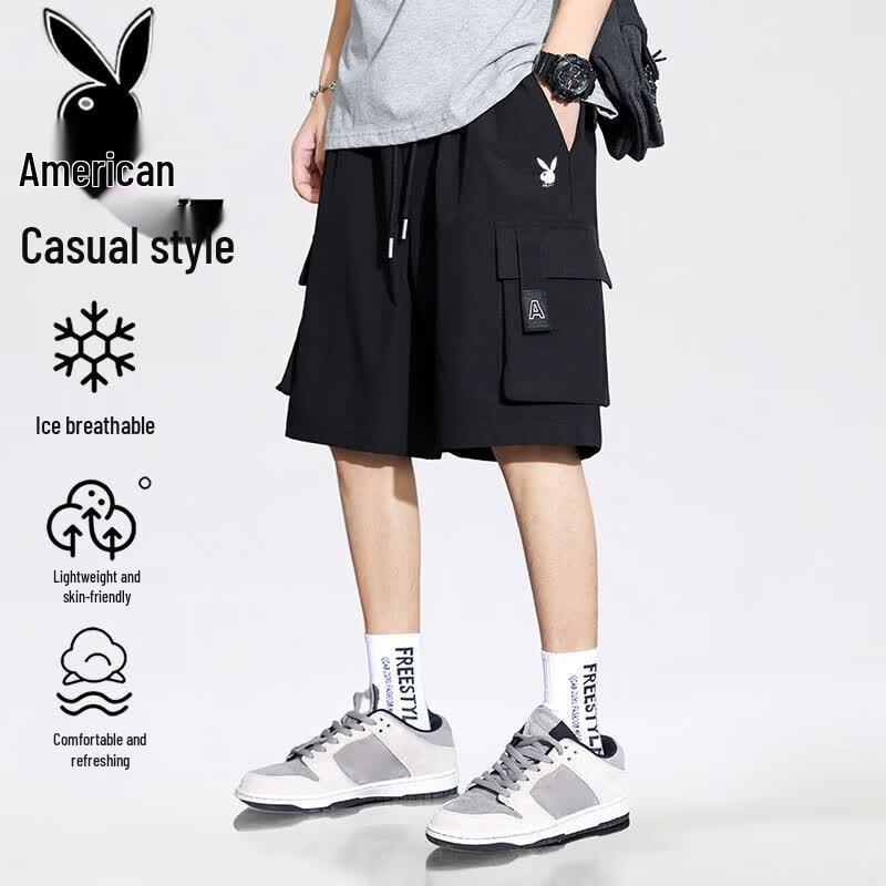 PLAYBOY Men s Summer Casual Shorts 3XL