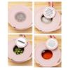 1 Set Stainless Steel Drain Basket Double-layered Rotatable Anti-skid Bottom Kitchen