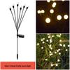 Solar Firefly Garden Lights: LED Courtyard Decor for Festive Ambiance.