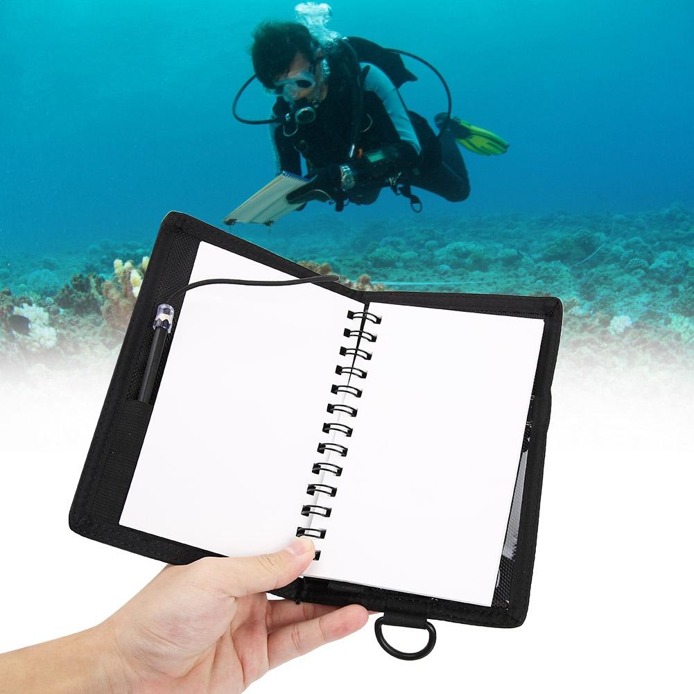 Tauchen Unterwasser Notizbuch Wasserdichtes Papier Tagebuch mit Bleistift