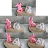 3D Rabbit Resin Mold Easter Bunny Resin Mold for DIY Art Craft Gypsum Ornament Home Decor Epoxy Resin Casting Mold