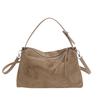 Autumn and winter Maillard color suede retro fashion shoulder messenger women's bag simple versatile bag
