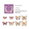 Gold Foil Butterfly Sticker Pack - Diary Series (6 Styles)
