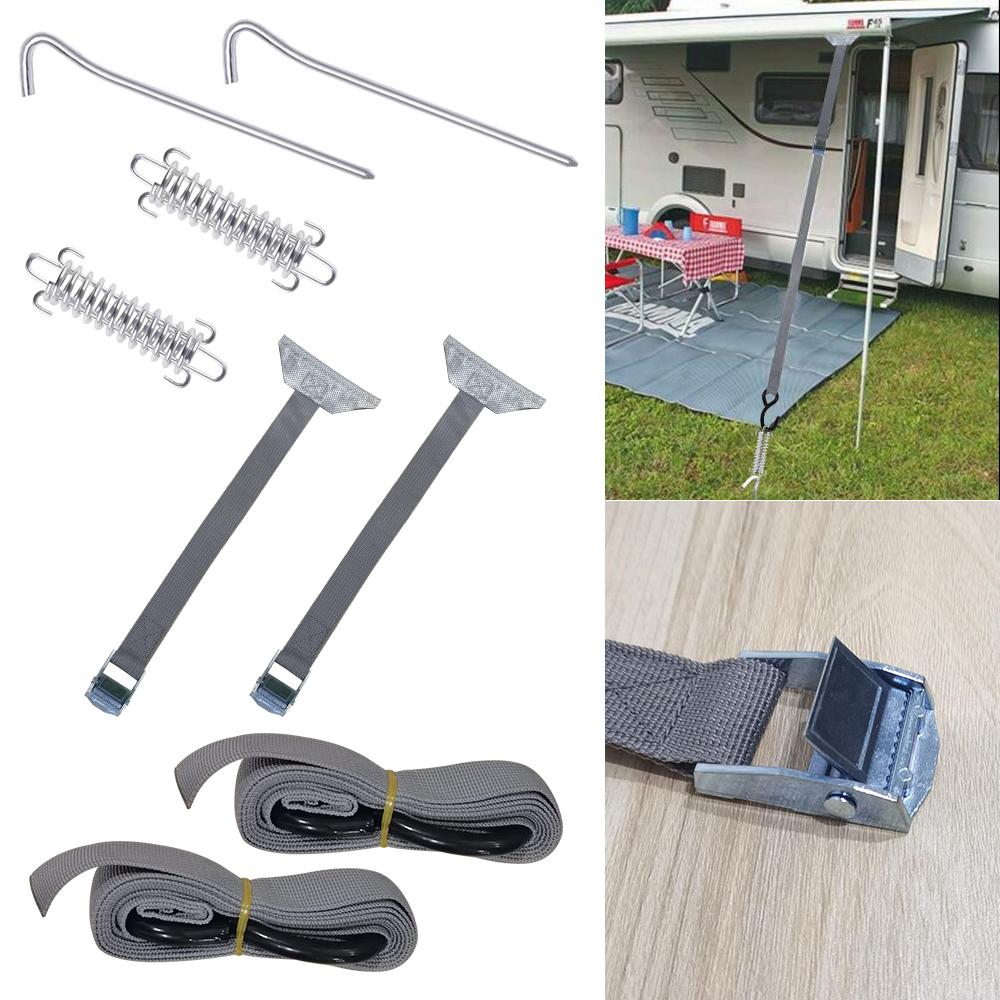 For Camping Tools Caravan Motorhome Outdoor Camping Tool For Fiamma Thule Awning Tie Down Kit Type Car Accessories