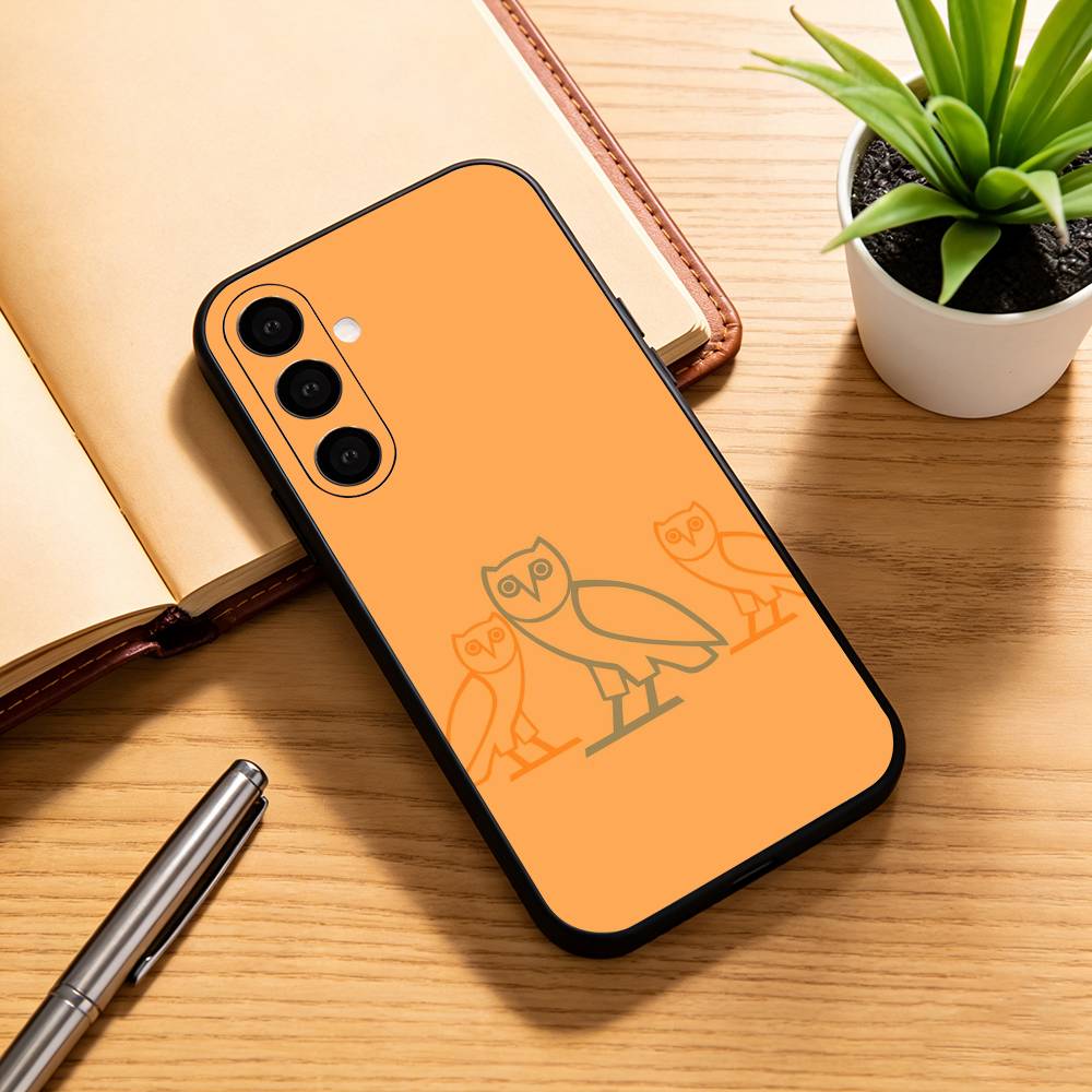OWL-l D-Drake OvO   Phone Case For Samsung Galaxy A73,A72,A71,A70,A53,A52,A51,Soft Silicone Black Cover