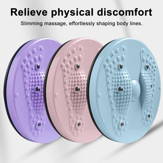 Waist Twist Disc Board Magnetic Foot Massager Waist Sculptor Twister Abdominal Muscles Strengthening Body Shaping Twisting Disc