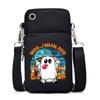 Ženy Mini taška na mobil Kreslená dýně Cat Crossbody Kabelky Halloween Muži Tote Peněženka Peněženka Taška přes rameno Kabelky pro teenagery
