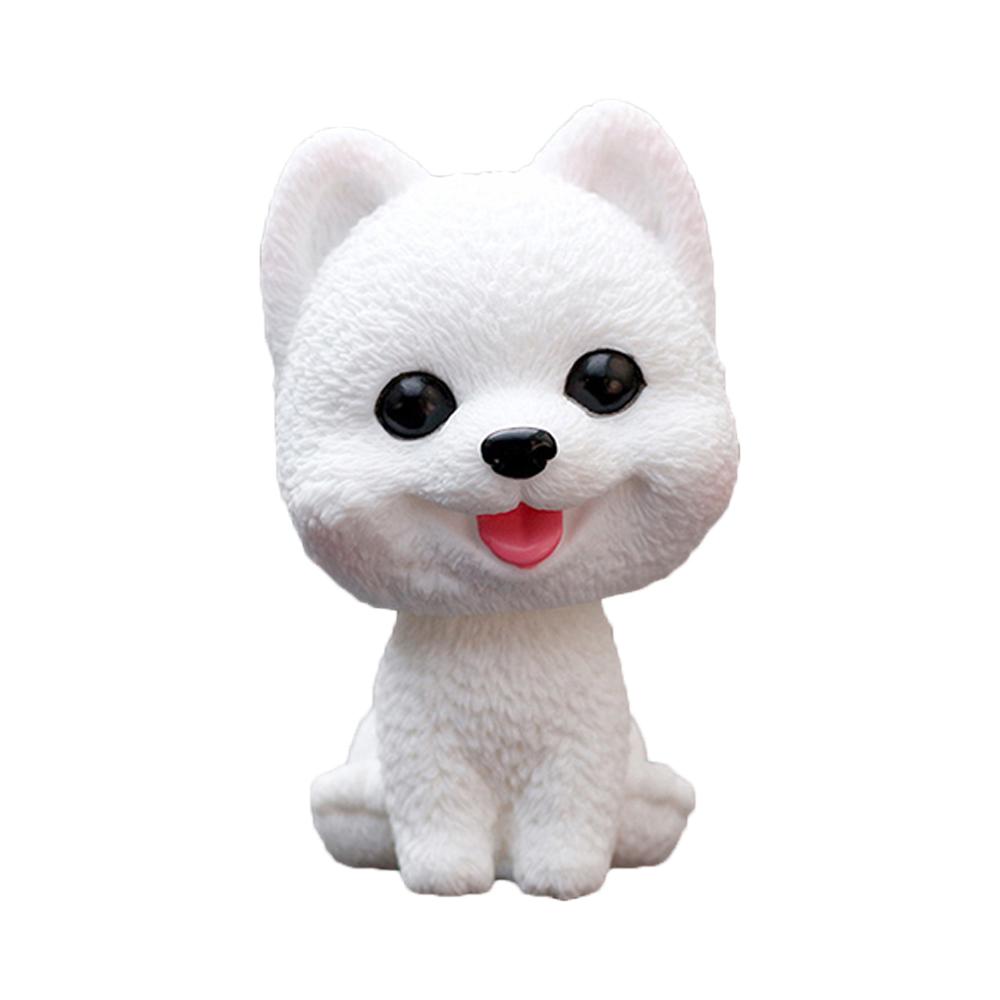 Car Decoration Cute Cartoon Dogs Action Figure Figurines Car Ornament Auto Interior Dashboard Accessories for Girls Gifts