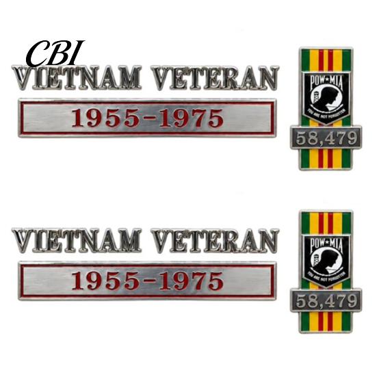Metal Car Emblem for Veterans Veteran Emblem, Gulf War Service Badge Truck SUV, Military Rustproof Auto Decal Bumper Tailgate, 1990-1991 Heavy