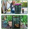 Aeration 5 Gallon Green Fabric Grow Bags Potato Planter with Access Flap Sturdy Handles Heavy-Duty Vegetable Pots