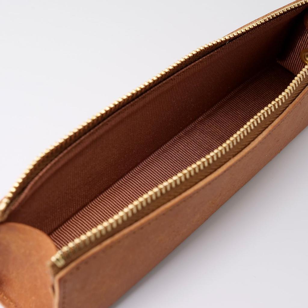 Slip-on PB Zipper Pencil Case, Medium, Cognac, IPV-5801