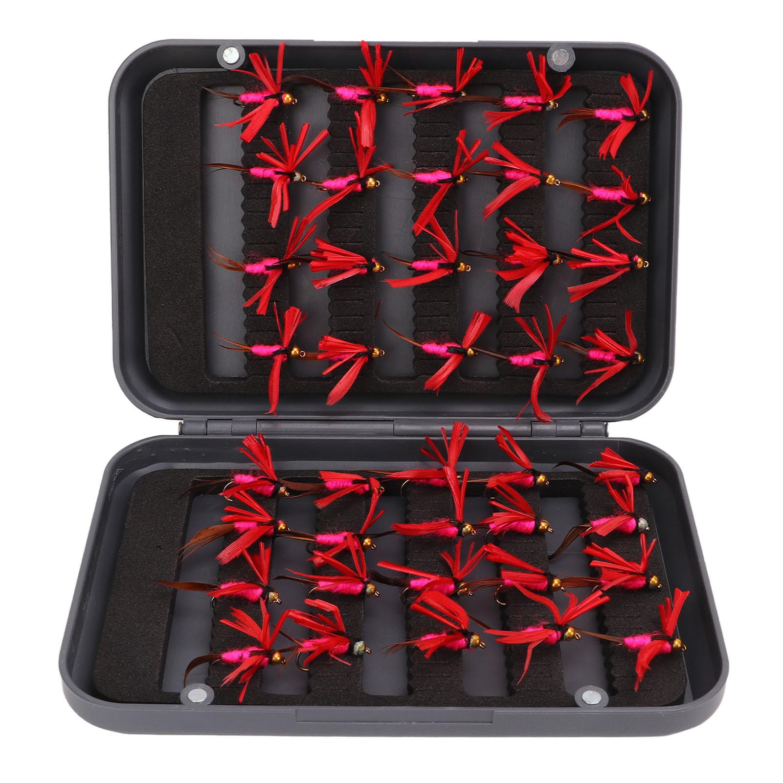 

40Pcs Fly Fishing Flies Simulated Hand Woven Fishing Lures Set for Outdoor Traveling