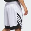 adidas Basketball Shorts Men's White/Black Moderate KC7388