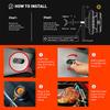 Thermomètre à viande alimentaire 2025 Amélioré Numérique Sans fil BT Smart Thermomètre à viande pour four et grill 2/4 Sondes Accessoires de cuisine Outils