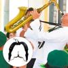 Sax Chest Strap for Beginner, Double Shoulder Saxophone Straps Saxophone Harness Strap, Padded Saxophone Shoulder Strap