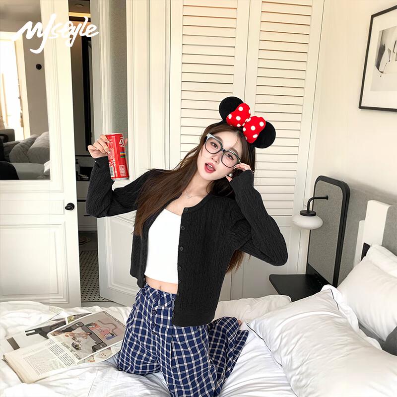 

MJ Style Women s Cable Knit Cardigan Sweater L