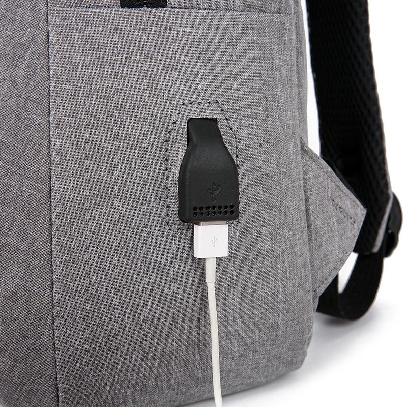 Neuer Rucksack Herren Sport USB-Laden Computerrucksack Herren Mode Schultasche College-Student Einfach