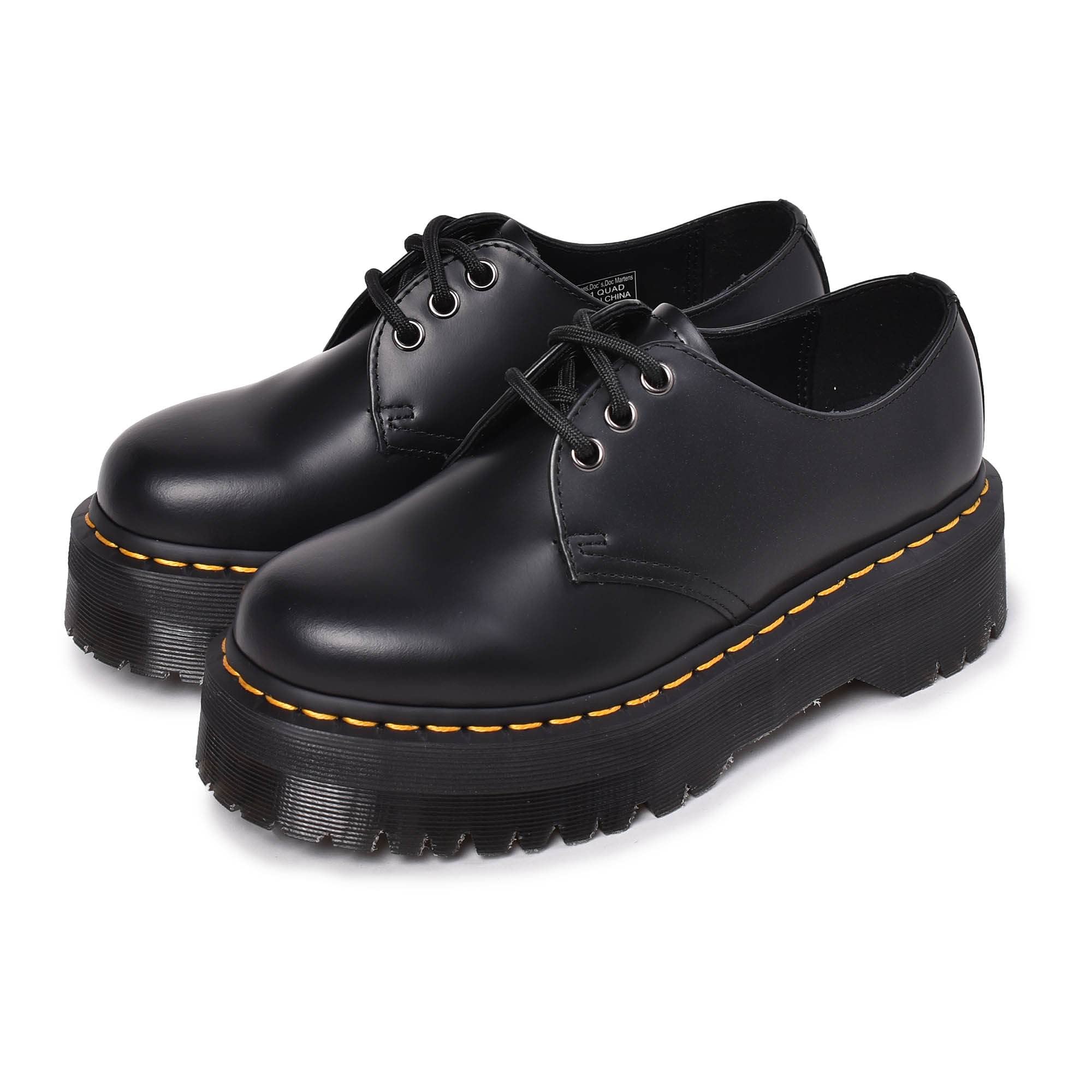 

Dr. Martens 1461 Quad 3 Eye Shoes black men women 25567001 POLSMOOTH BLK 4 (approx. 23.0 cm)