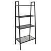 Day and Night - Day and Night Ladder Shelving 4 Levels Black Metal