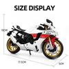 1/12 Scale Yamaha Toy Motors YZF-R1M Alloy Diecasts Motorcycle Models with Shock Absorption Front Wheel Steering Toys for Kids' Gifts