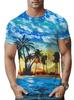2026 Men's African Tribal Geometric Print T-Shirt Colorful Ethnic Pattern Crew Neck Short Sleeve Tops Casual Streetwear Tees