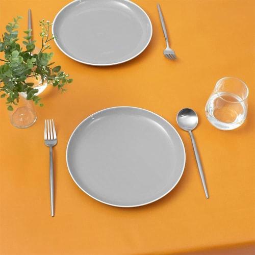STYLE Decor Waterproof Laminated Vinyl Tablecloth, Nordic Style, 120cm x 150cm, Mandarin Orange, W4803200