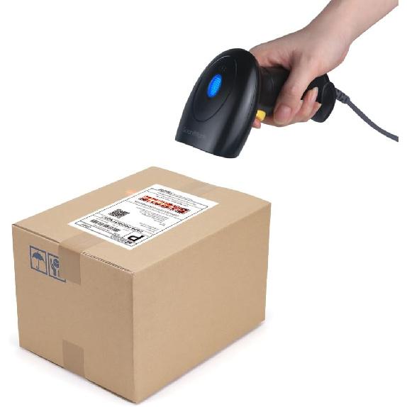 Handheld USB Barcode Scanner Wired 1D Bar Code Reader for Supermarket, Convenience Store, Warehouse