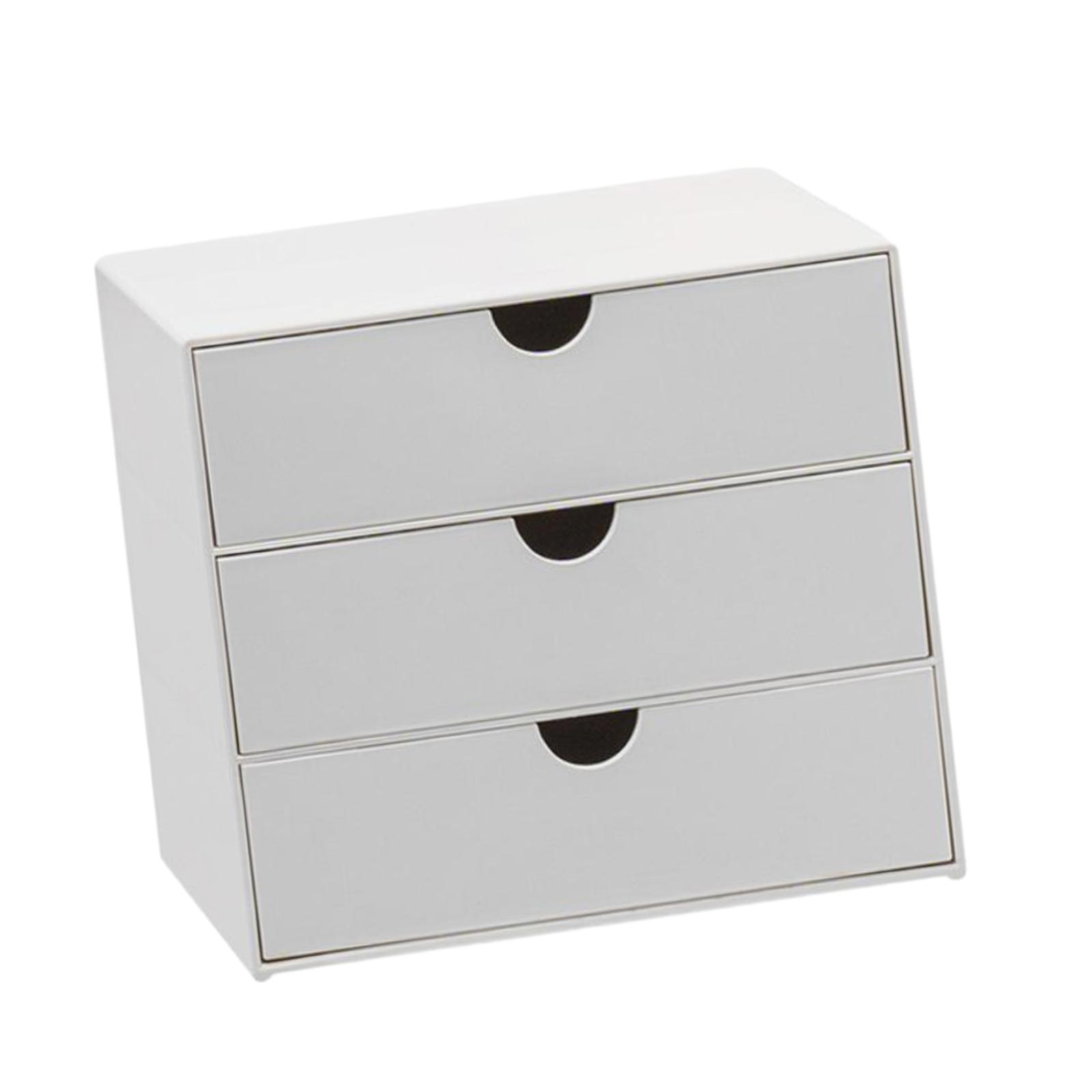 Dustproof Desktop Drawer Organizer - Versatile Stationery Cosmetic & Jewelry Case for Office Countertop Storage